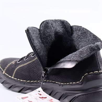 Фотография 4 женские осенние ботинки RIEKER 55048-00 black