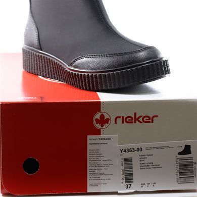 Фотографія 7 Жіночі осінні черевики RIEKER Y4353-00 black