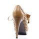 Женские туфли на платформе и высоком каблуке Monroe 3099-36 рудий фото 4 mini