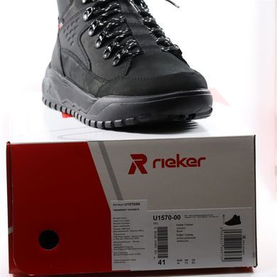 Фотографія 8 Зимові чоловічі черевики RIEKER U1570-00 black