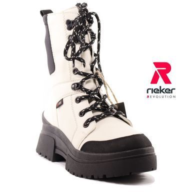 Фотографія 2 Напівчоботи осінні жіночі RIEKER W0374-80 white