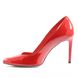 женские туфли на высоком каблуке шпильке BRAVO MODA 1332 red lakier фото 3 mini
