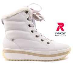 Фотография 1 женские зимние ботинки RIEKER W0963-80 white