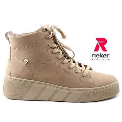 Фотографія 1 жіночі осінні черевики RIEKER W0561-20 beige