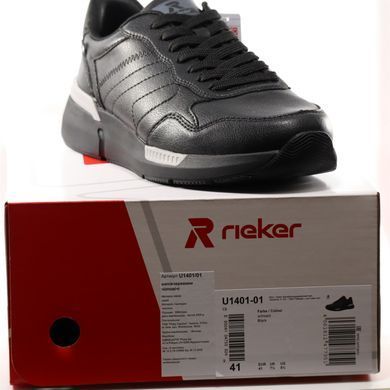 Фотографія 8 Кросівки чоловічі RIEKER U1401-01 black
