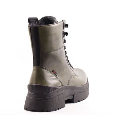 Фотография 6 Полусапоги осенние женские RIEKER W0371-52 green