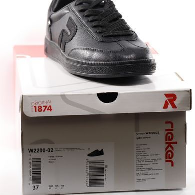 Фотографія 8 Жіночі кеди RIEKER W2200-02 black