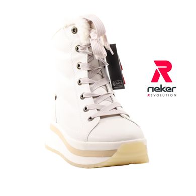 Фотографія 2 жіночі зимові черевики RIEKER W0963-80 white
