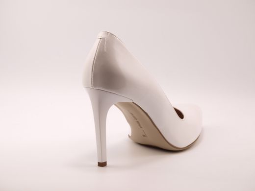 Фотография 4 Женские туфли на высоком каблуке шпильке BRAVO MODA 1370 bialy lakier