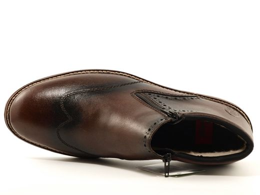 Фотография 5 зимние мужские ботинки RIEKER 15390-25 brown