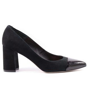 Фотография 1 Женские туфли на высоком каблуке BRAVO MODA 1873 black zamsz