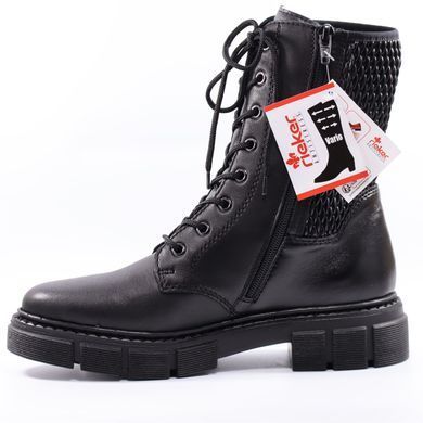 Фотография 3 Полусапоги осенние женские RIEKER M3804-00 black