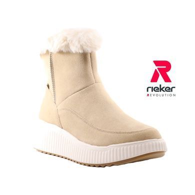Фотография 2 Женские осенние ботинки RIEKER W1772-62 beige