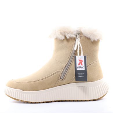 Фотография 4 Женские осенние ботинки RIEKER W1772-62 beige