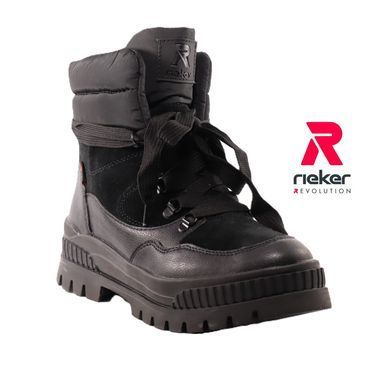 Фотография 2 Женские зимние ботинки RIEKER W2171-00 black