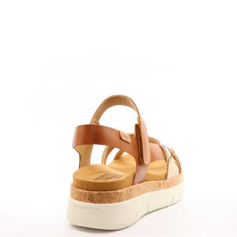 Sandals with women's platform W4N-0968C1