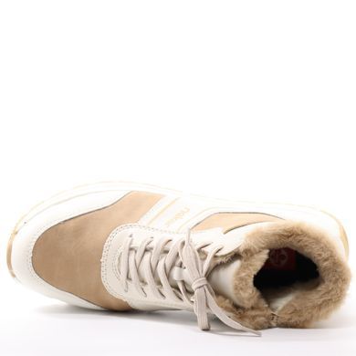 Фотография 6 Женские зимние ботинки RIEKER N4003-20 beige
