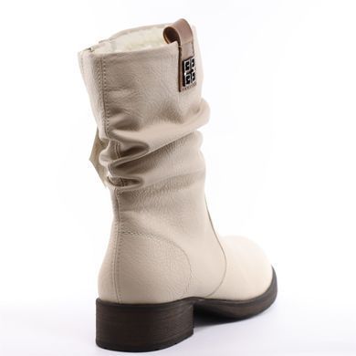 Фотография 4 Зимние женские полусапоги RIEKER Z9583-60 beige