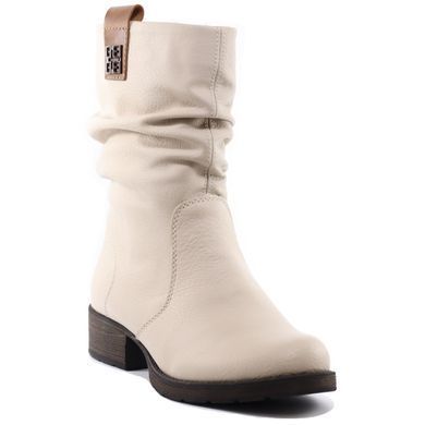Фотография 2 Зимние женские полусапоги RIEKER Z9583-60 beige