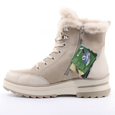 Фотографія 4 Жіночі зимові черевики REMONTE (by Rieker) D2B76-62 beige