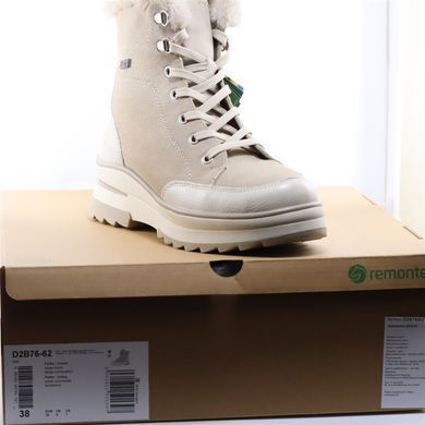 Фотографія 8 Жіночі зимові черевики REMONTE (by Rieker) D2B76-62 beige