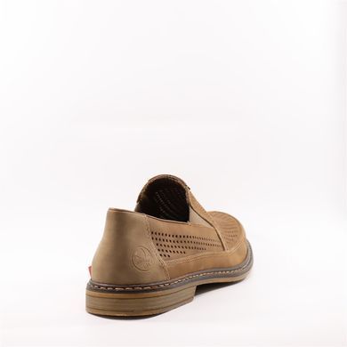 Фотография 4 Мужские летние туфли с перфорацией RIEKER 13459-25 brown