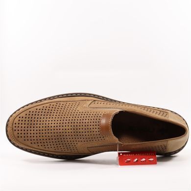 Фотография 5 Мужские летние туфли с перфорацией RIEKER 13459-25 brown