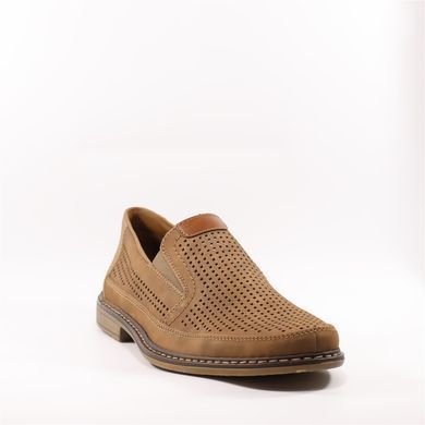 Фотография 2 Мужские летние туфли с перфорацией RIEKER 13459-25 brown