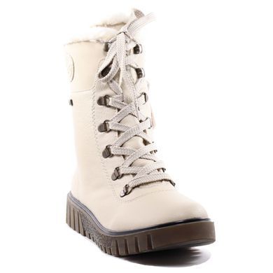 Фотографія 2 Жіночі зимові черевики RIEKER Y3424-60 beige