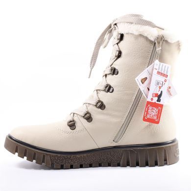 Фотографія 3 Жіночі зимові черевики RIEKER Y3424-60 beige