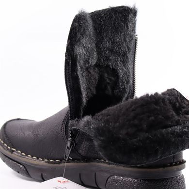 Фотография 4 женские зимние ботинки RIEKER 73381-00 black
