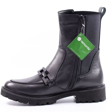 Фотография 3 женские осенние ботинки REMONTE (Rieker) D8669-01 black