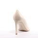жіночі туфлі на високих підборах шпильці BRAVO MODA 1370 krem skora фото 4 mini