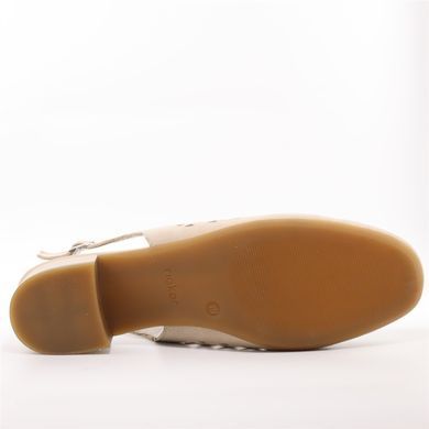 Фотографія 6 Жіночі босоніжки на низьких підборах RIEKER 43457-60 beige
