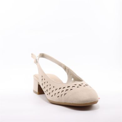 Фотографія 2 Жіночі босоніжки на низьких підборах RIEKER 43457-60 beige