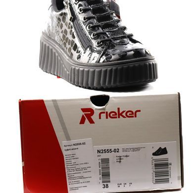Фотографія 9 Чоловічі кеди RIEKER N2555-02 black