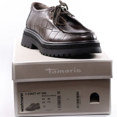 Фотографія 7 Жіночі туфлі лофери TAMARIS 1-23627-47 396 mocca