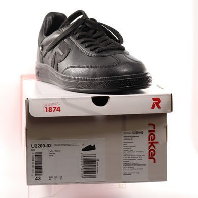 Фотографія 8 Чоловічі кеди RIEKER U2200-02 black