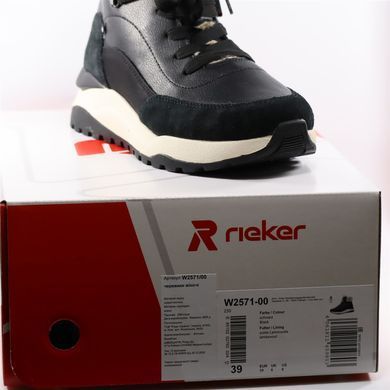 Фотография 8 Женские зимние ботинки RIEKER W2571-00 black