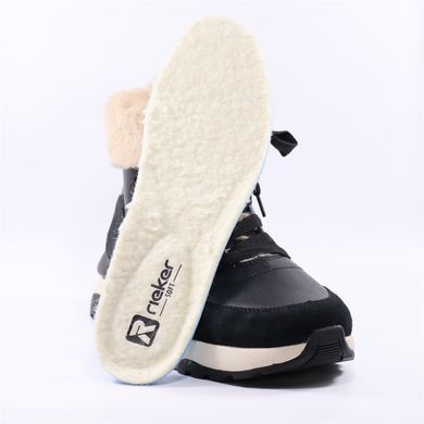 Фотография 3 Женские зимние ботинки RIEKER W2571-00 black