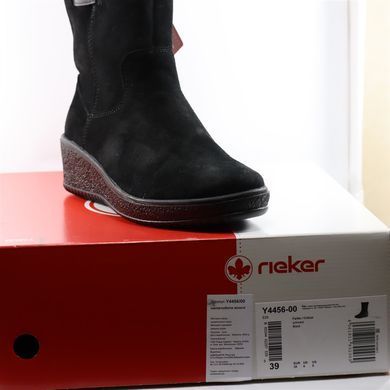 Фотографія 7 Зимові жіночі напівчоботи RIEKER Y4456-00 black