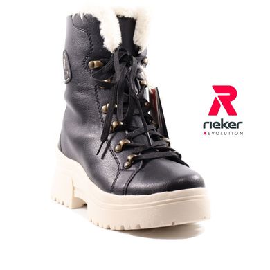 Фотография 2 женские зимние ботинки RIEKER W0372-00 black