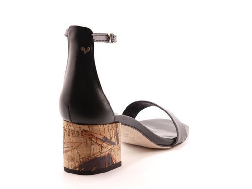Фотография 4 Женские босоножки на среднем каблуке MARTINELLI 1354-5065N black