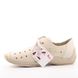 женские летние туфли с перфорацией RIEKER L1715-60 beige фото 3 mini