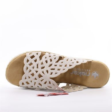 Фотография 5 Пантолеты женские (шлёпанцы) RIEKER V0689-63 beige