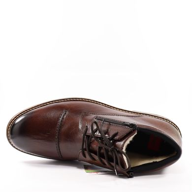 Фотография 7 зимние мужские ботинки RIEKER 15342-25 brown