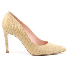 Фотография 1 женские туфли на высоком каблуке шпильке BRAVO MODA 1373 croco beige