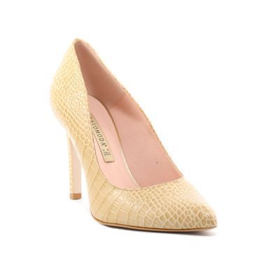 Фотография 2 Женские туфли на высоком каблуке шпильке BRAVO MODA 1373 croco beige