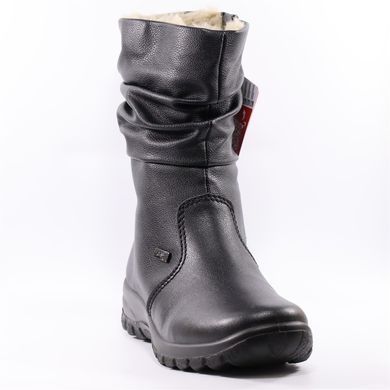 Фотографія 2 Зимові жіночі напівчоботи RIEKER Z7171-02 black