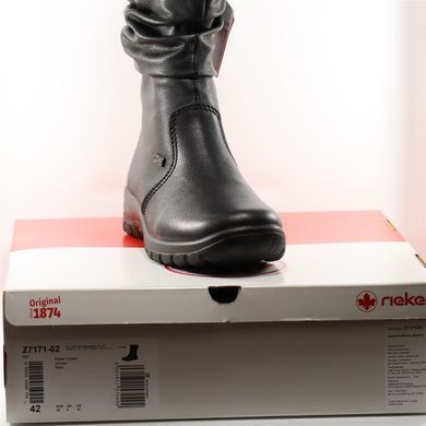 Фотографія 8 Зимові жіночі напівчоботи RIEKER Z7171-02 black